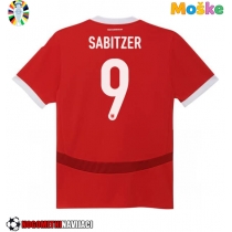 Moške Nogometnih dresov Avstrija Marcel Sabitzer #9 Domači EP 2024 Kratki rokavi